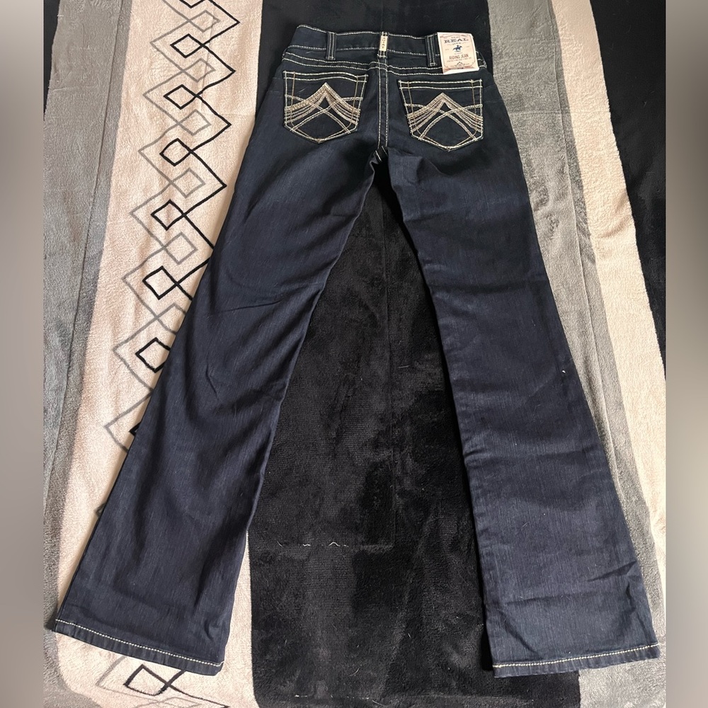 Ariat R.E.A.L. Mid Rise Stretch Entwined Boot Cut Jean